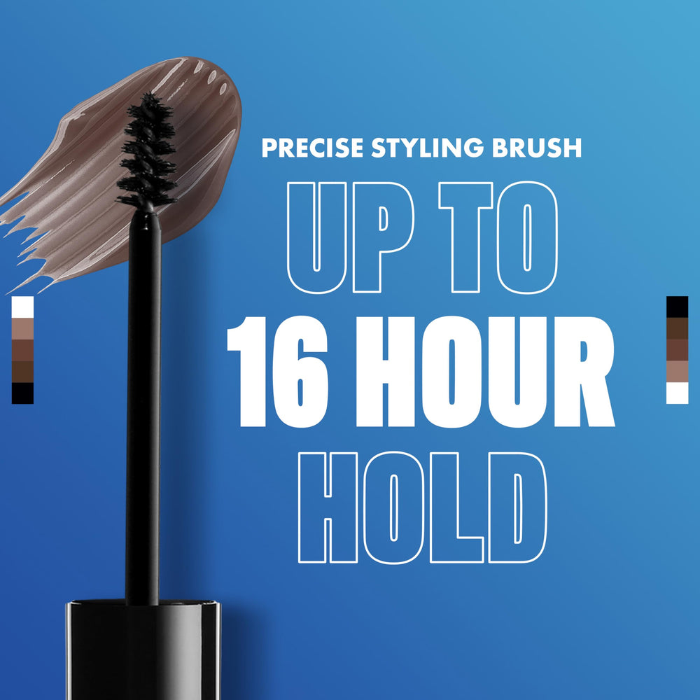 Nyx Brow Glue offre une finition naturelle grâce à la teinte légère.