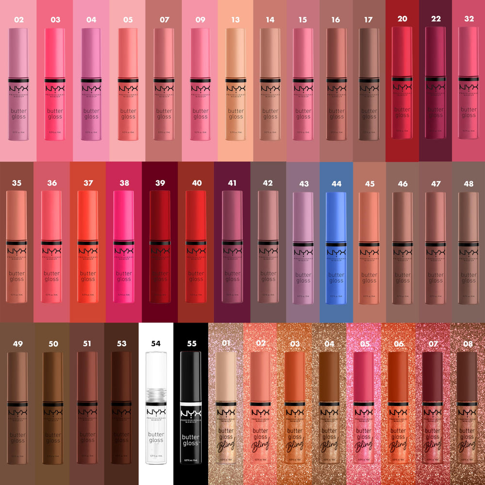 NYX Butter Gloss Sugar Glass est non testé sur animaux.
