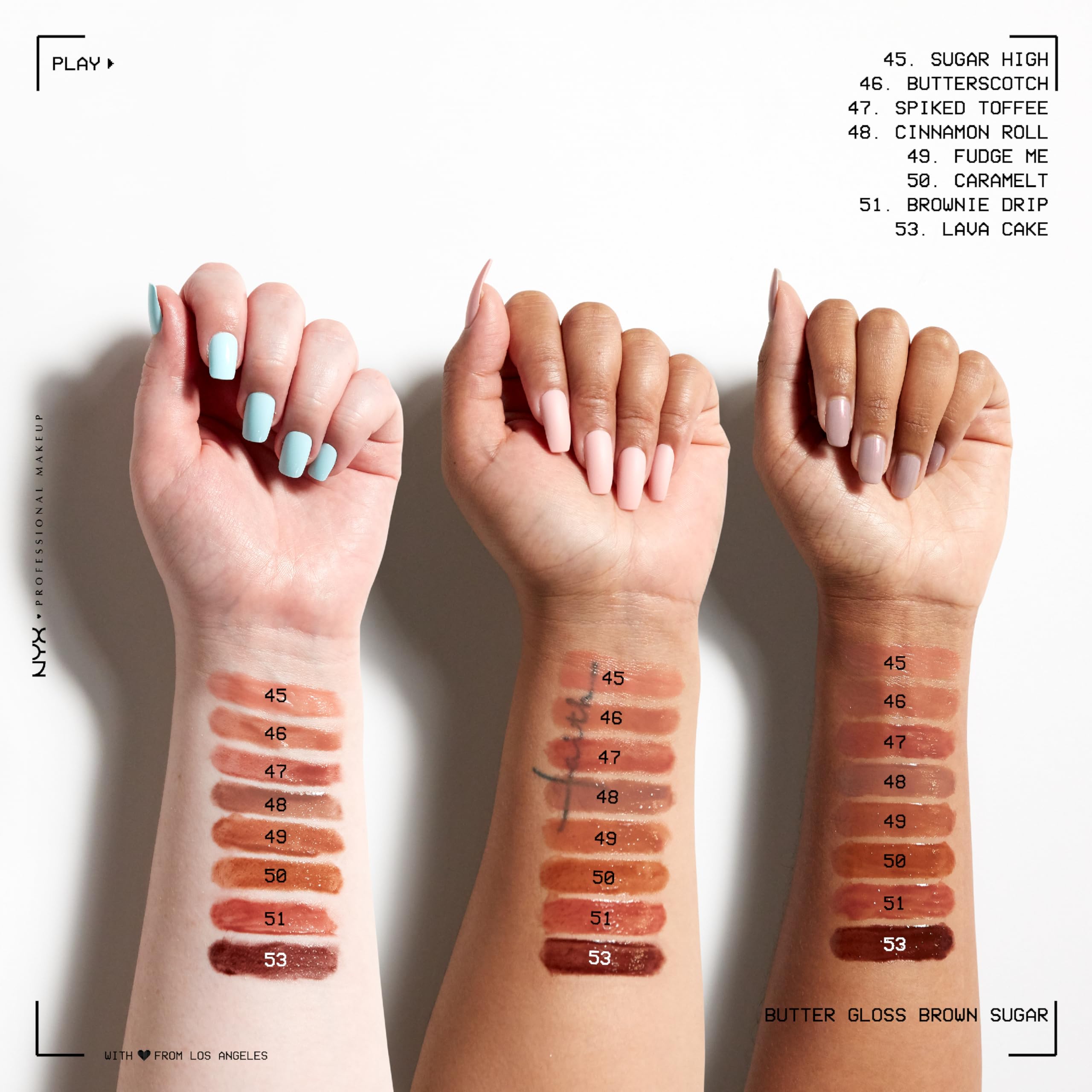 NYX Butter Gloss Sugar Glass est idéal comme base ou sur rouge à lèvres transparent.