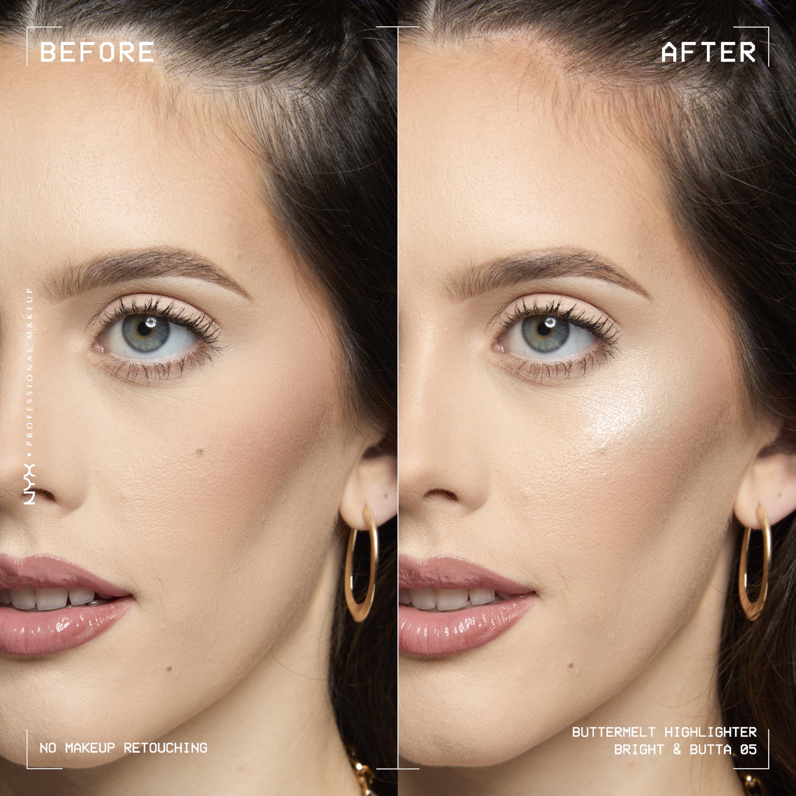 Éclat sur l'épaule avec ce highlighter pour un glow uniforme.
