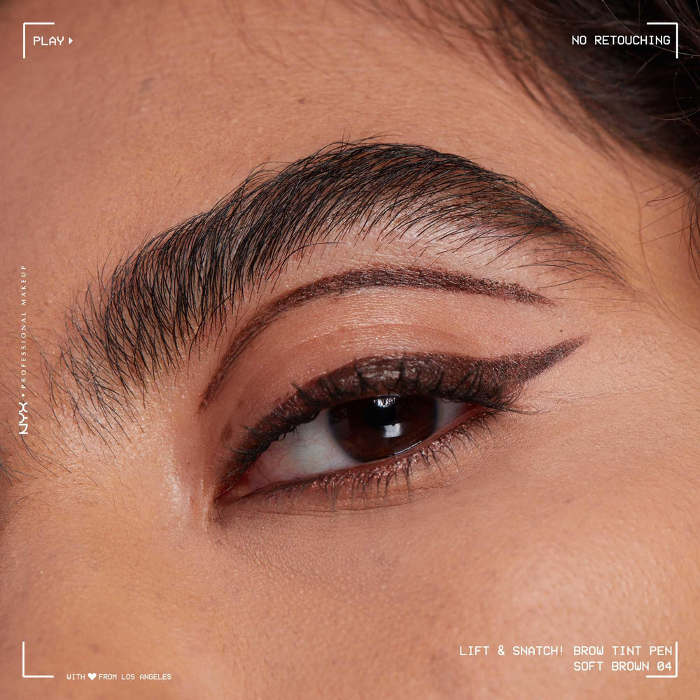NYX Brow Glue et Lift & Snatch, duo pour un effet laminé des sourcils.