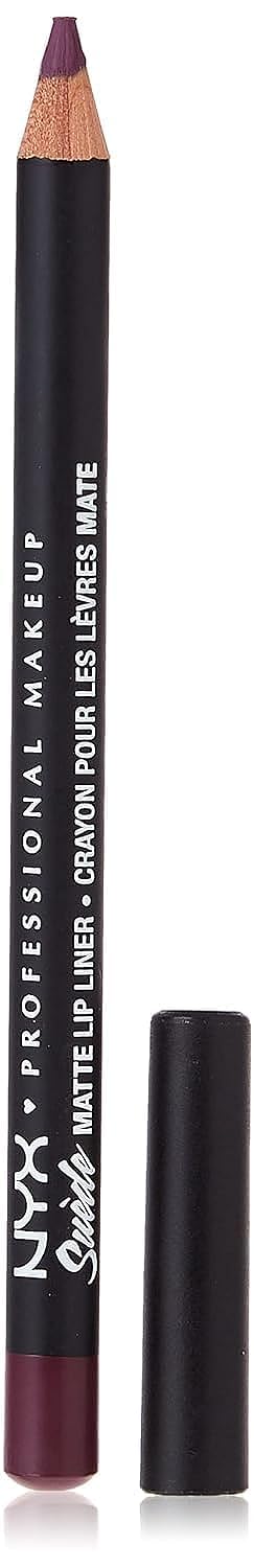 NYX Crayon Lèvres Suede Matte prune: couleur riche et finition veloutée durable.