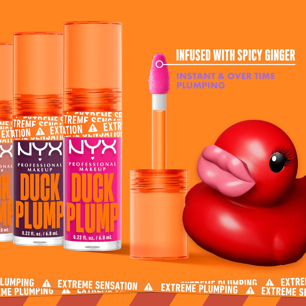NYX Duck Plump Gloss applicateur lisse facilite l'application homogène.