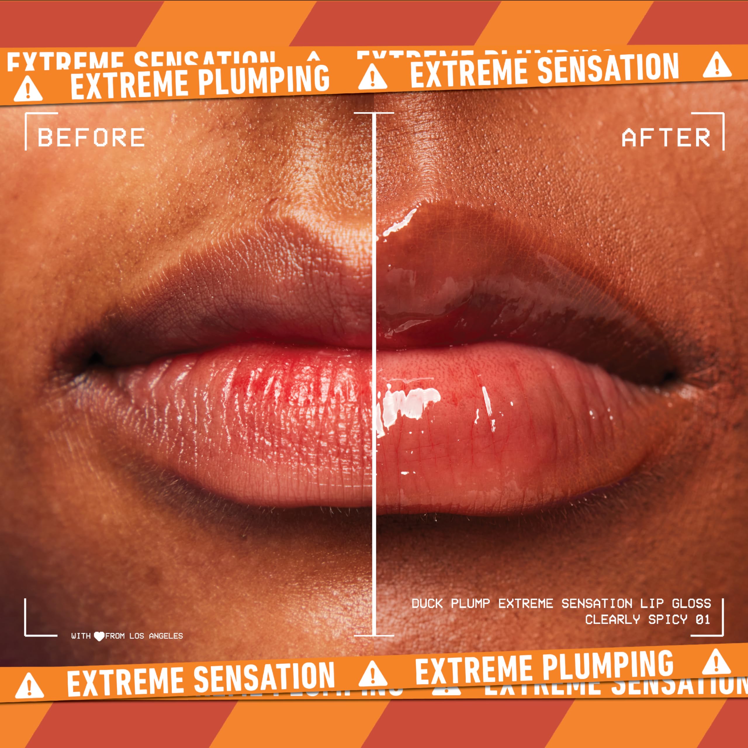 NYX Duck Plump gloss au gingembre épicé apporte une sensation repulpante.