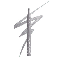 NYX Epic Ink Glitz liner pinceau ultra précis pour tracés nets et brillants.