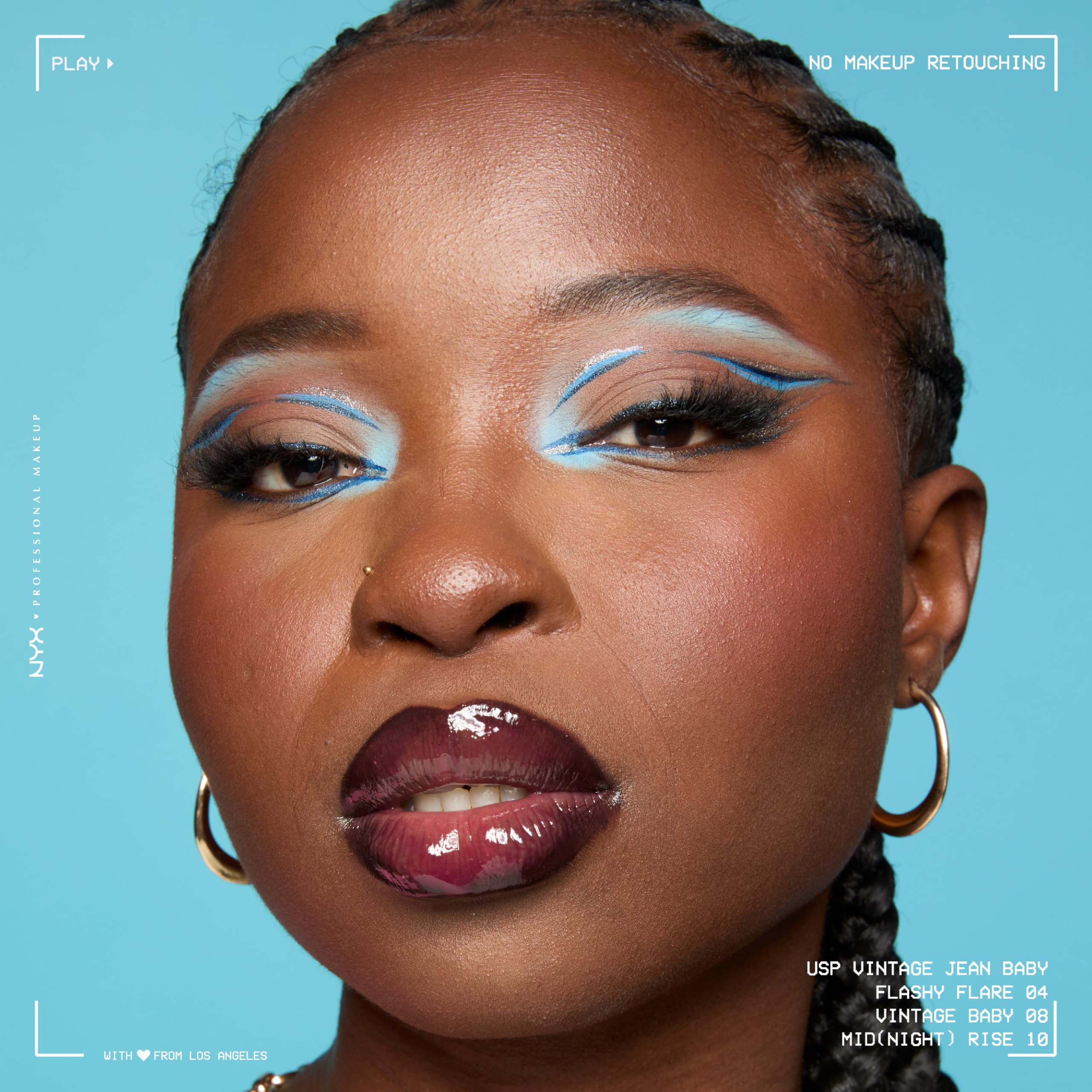 NYX Epic Ink Liner regard harmonisé avec maquillage des yeux
