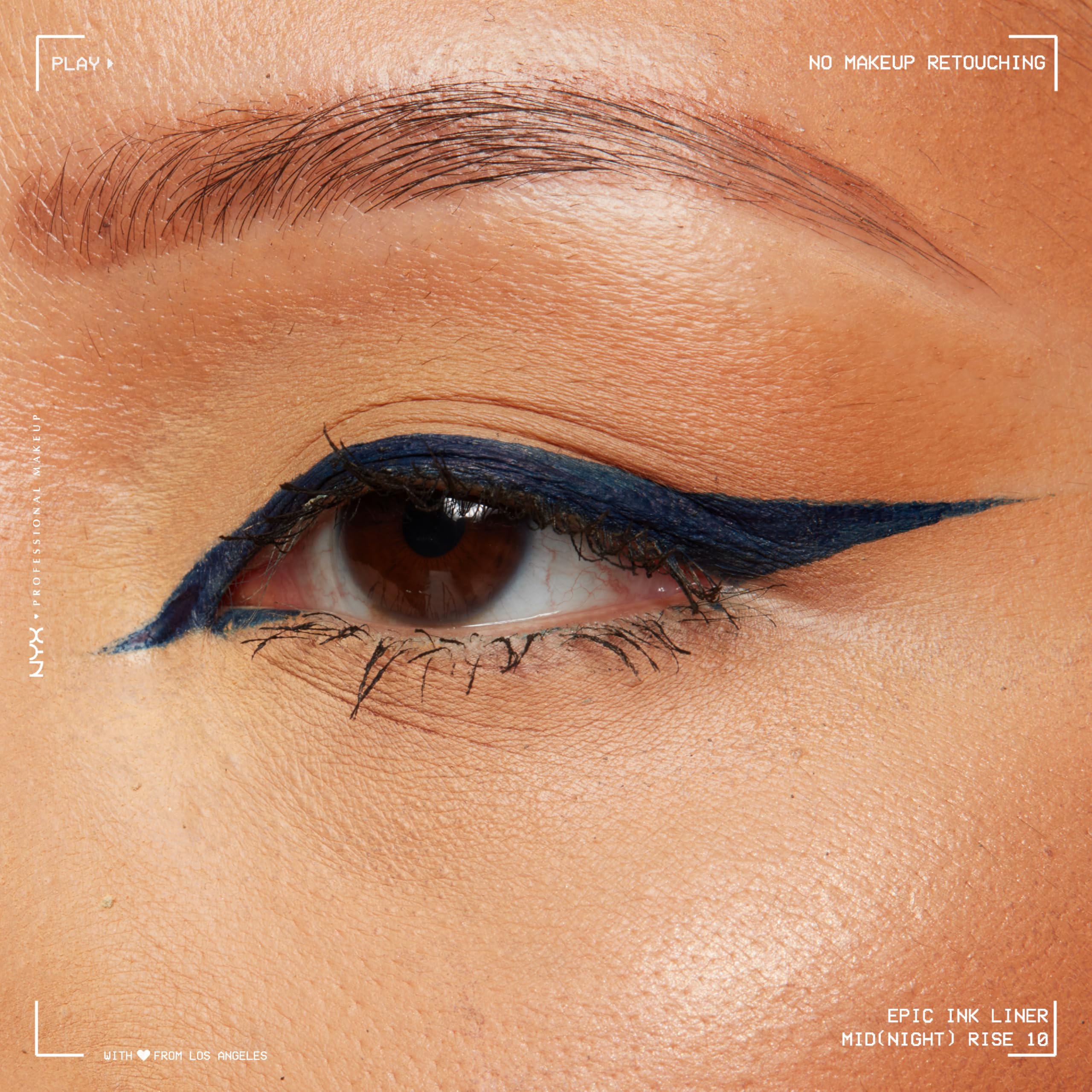 NYX Epic Ink Liner test etanche démontrant résistance à l'eau