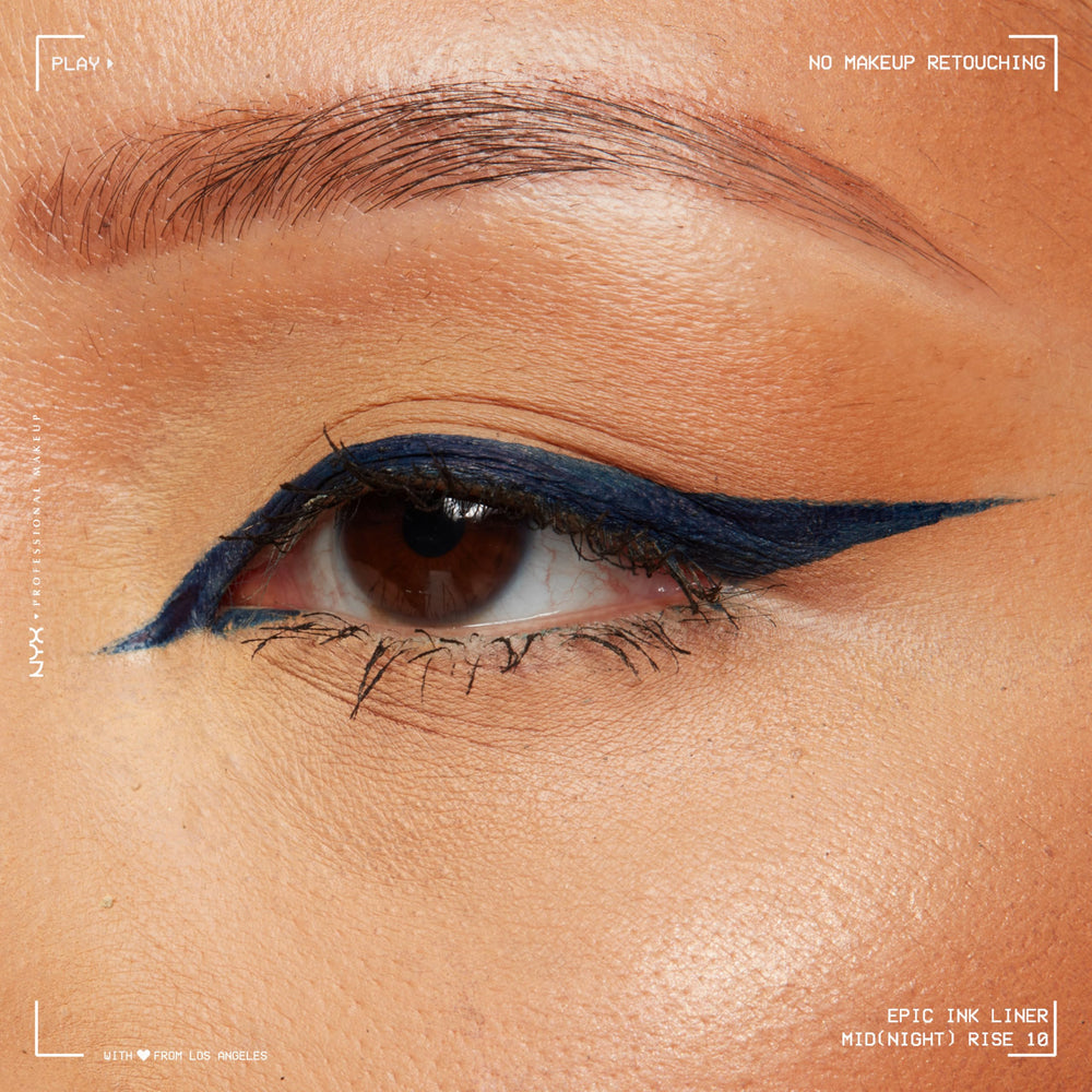 NYX Epic Ink Liner test etanche démontrant résistance à l'eau