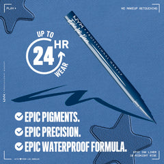 NYX Epic Ink Liner pointe ultra précise pour traits nets