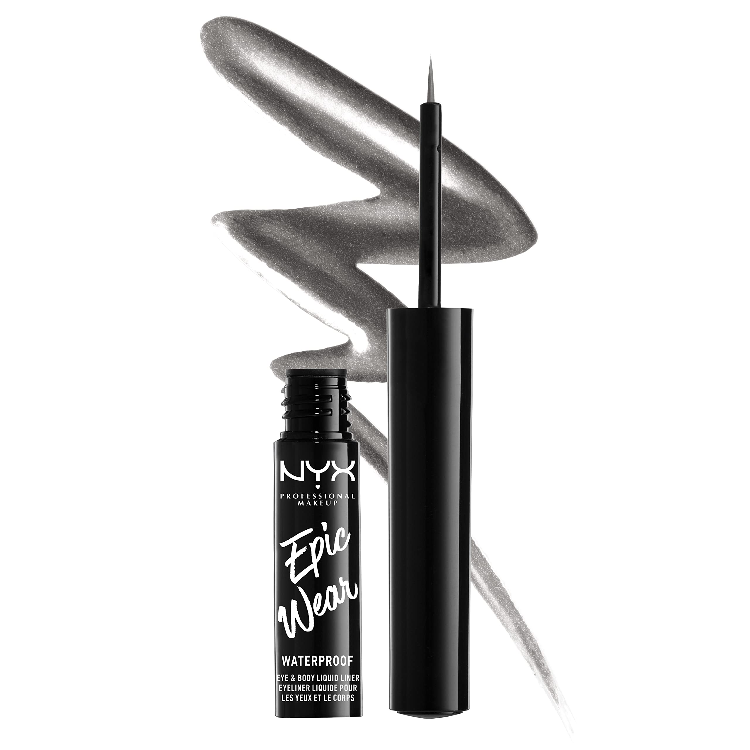 NYX Epic Wear: liner metallique, pinceau fin pour précision.