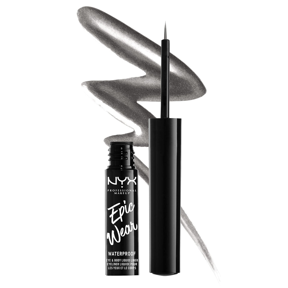 NYX Epic Wear: liner metallique, pinceau fin pour précision.