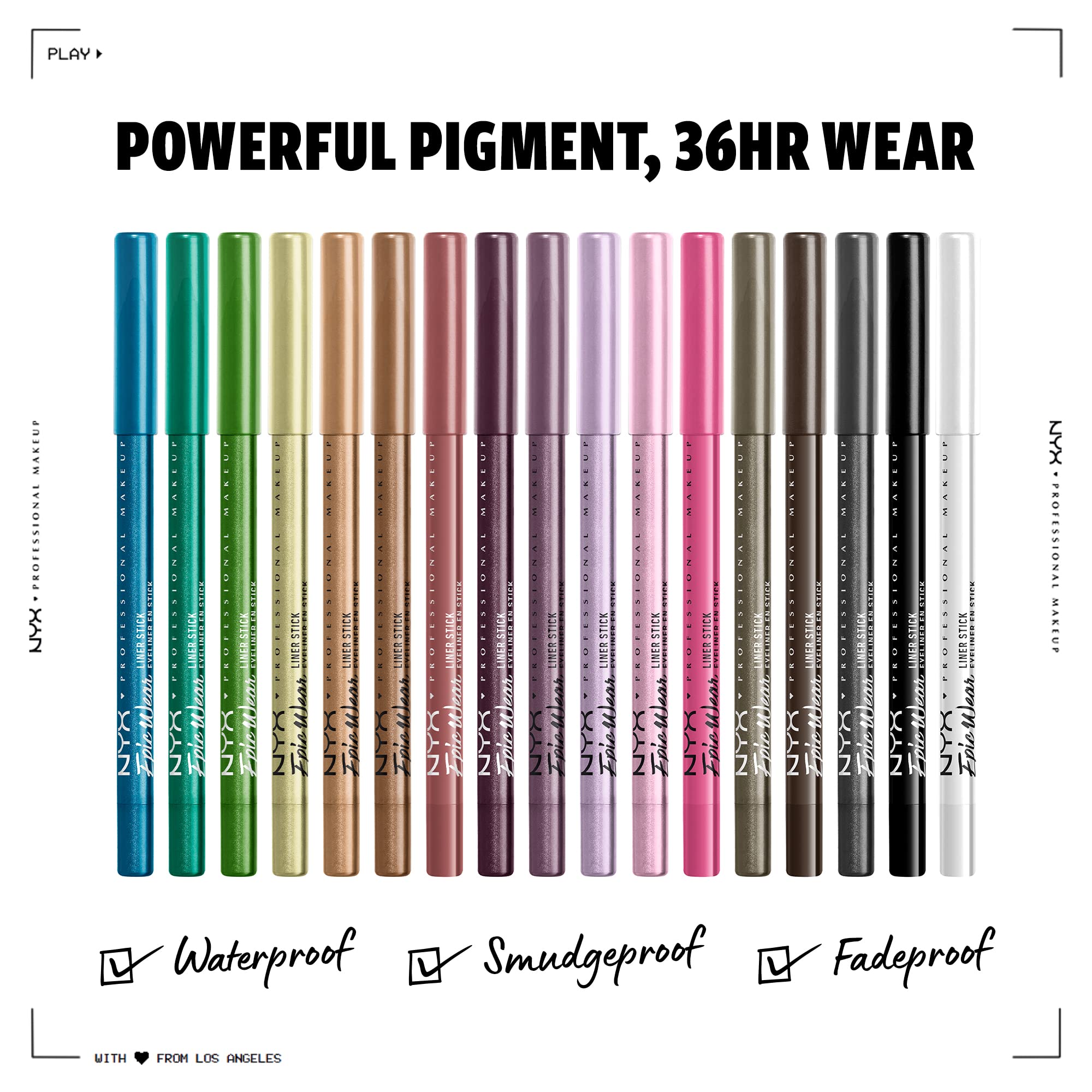 Swatch du Epic Wear Stick Chill Blue montrant la teinte blue métallique