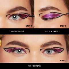 NYX Epic Wear Metallic Liner pointe précise pour tracés détaillés et graphiques.