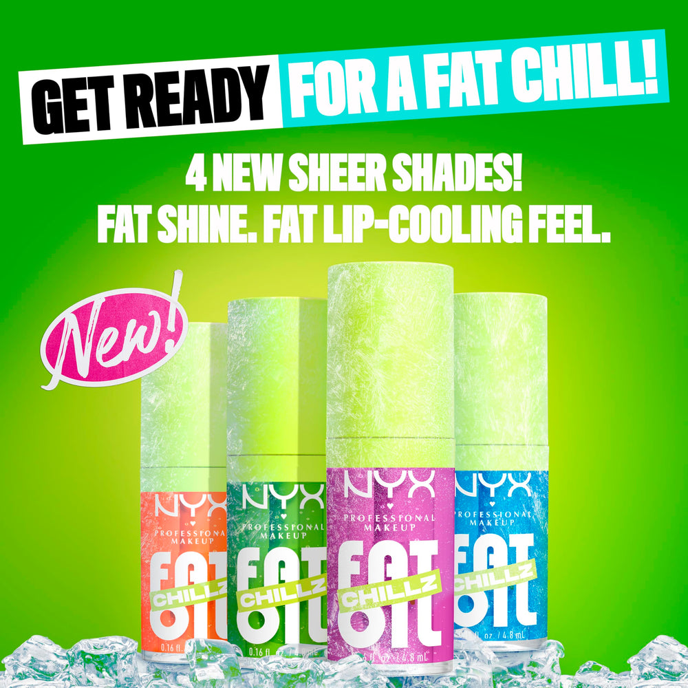 NYX Fat Oil Chillz Kiwi Freeze – brillance élevée pour un look glamour.