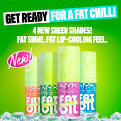 NYX Fat Oil Chillz Kiwi Freeze – brillance élevée pour un look glamour.