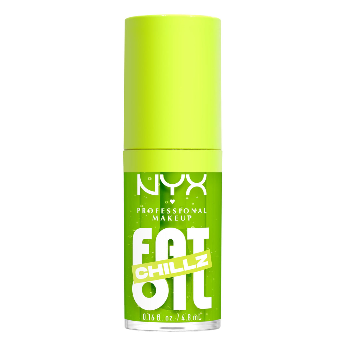 NYX Fat Oil Chillz Kiwi Freeze – brillance hydratante sur les lèvres.