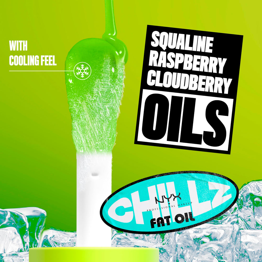 NYX Fat Oil Chillz Kiwi Freeze – texture non collante et confort durable.