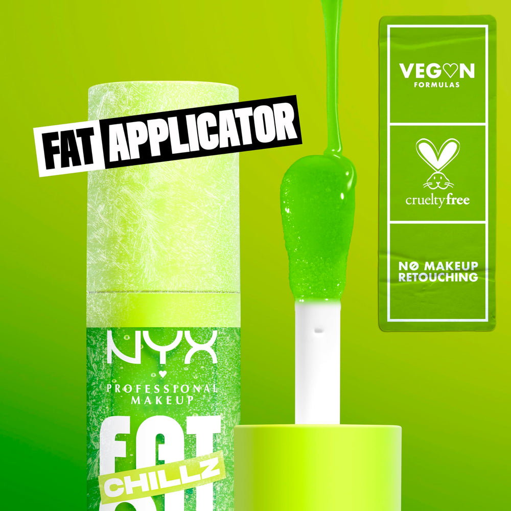 NYX Fat Oil Chillz Kiwi Freeze – formule végan et sans cruauté envers les animaux.