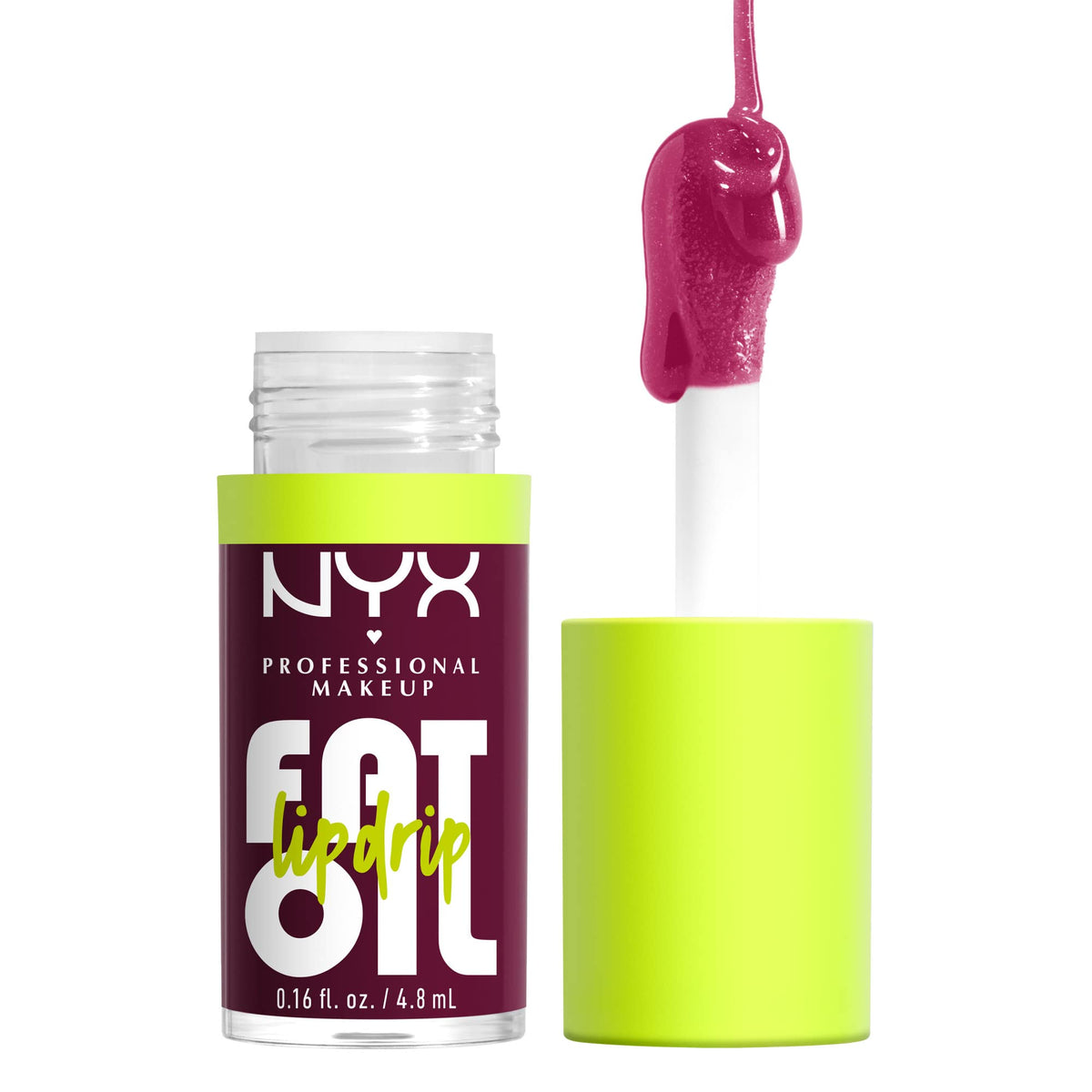 NYX Fat Oil Lip Drip montre une bouteille-brillance idéale pour un gloss durable