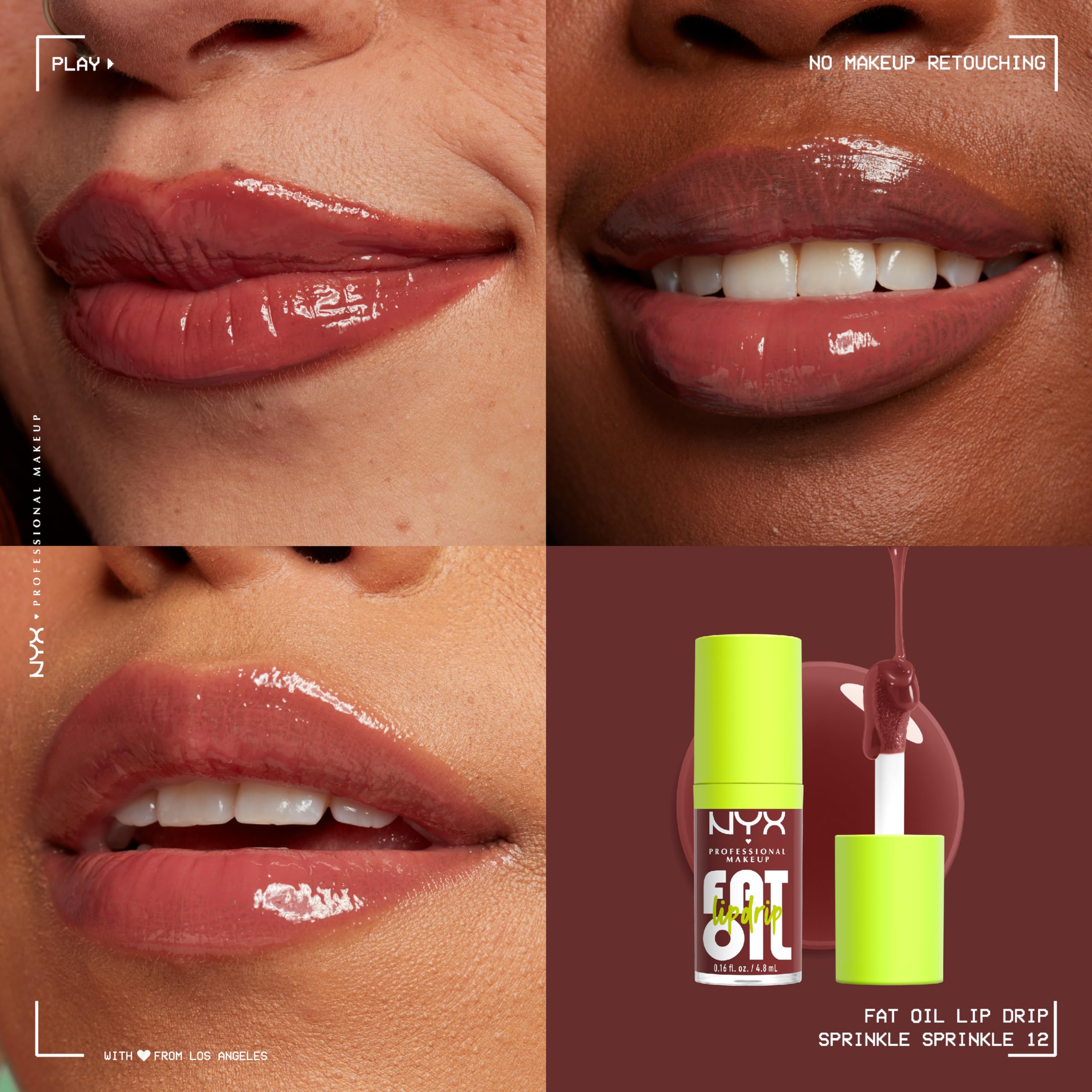 NYX Fat Oil Lip Drip offre brillance légère et non collante