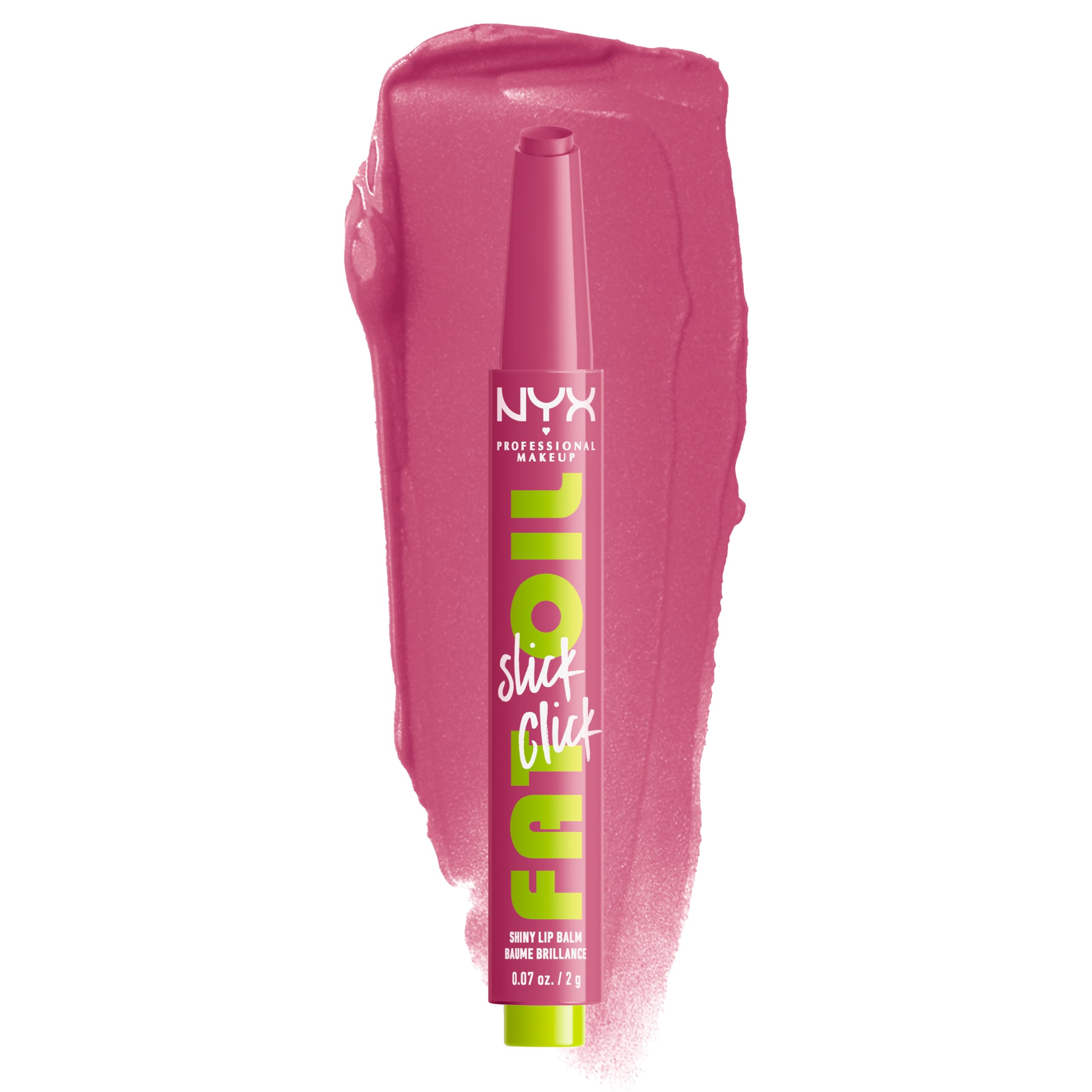 NYX Fat Oil Slick Click emballage pratique et application précise en un clic.