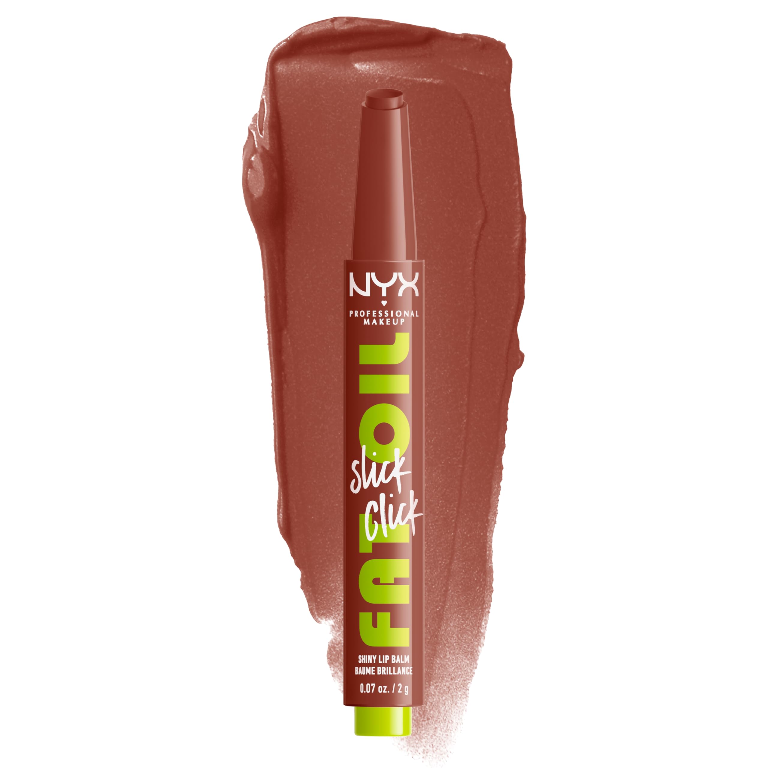 NYX Fat Oil Slick Click emballage pratique pour doser le baume