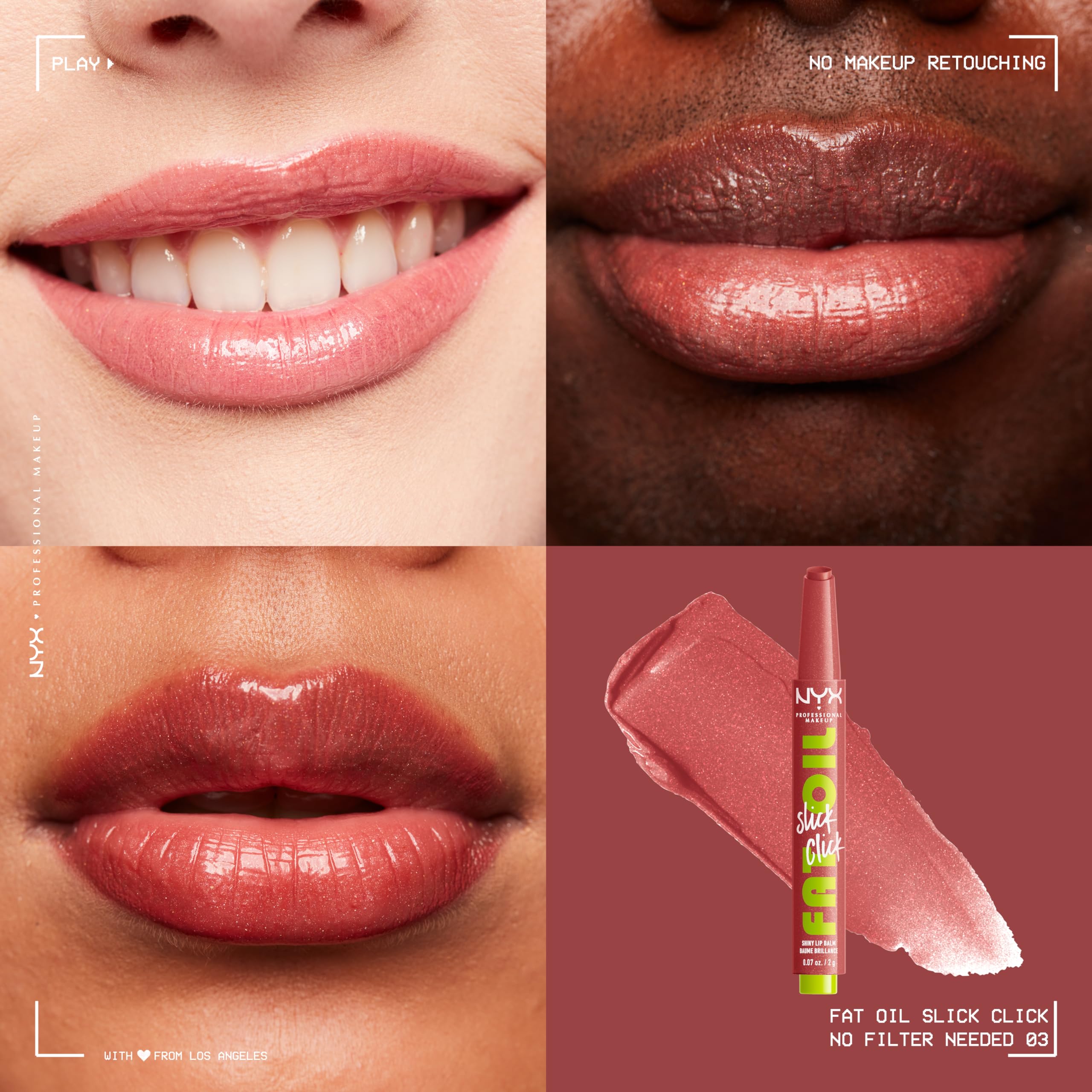 NYX Fat Oil Slick Click pigmentation lèvres pour une couleur légère et durable
