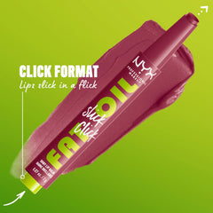 NYX PROFESSIONAL MAKEUP Fat Oil Slick Click — teinte nude pour un look discret.
