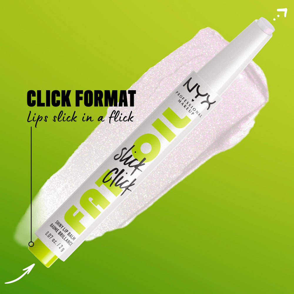 NYX PROFESSIONAL MAKEUP Fat Oil Slick Click présente les 12 teintes pigmentées disponibles