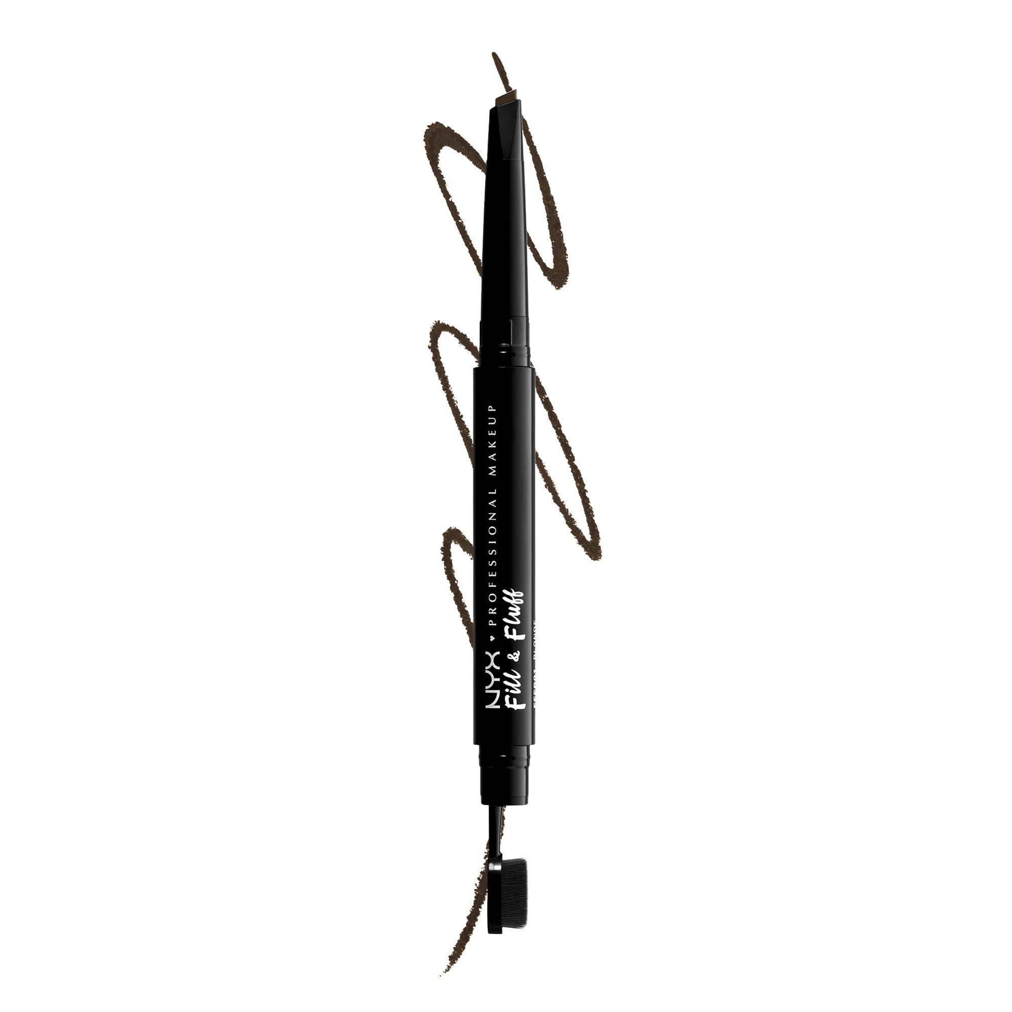 NYX Fill et Fluff pointe en goutte pour dessiner les poils et remplir subtilement