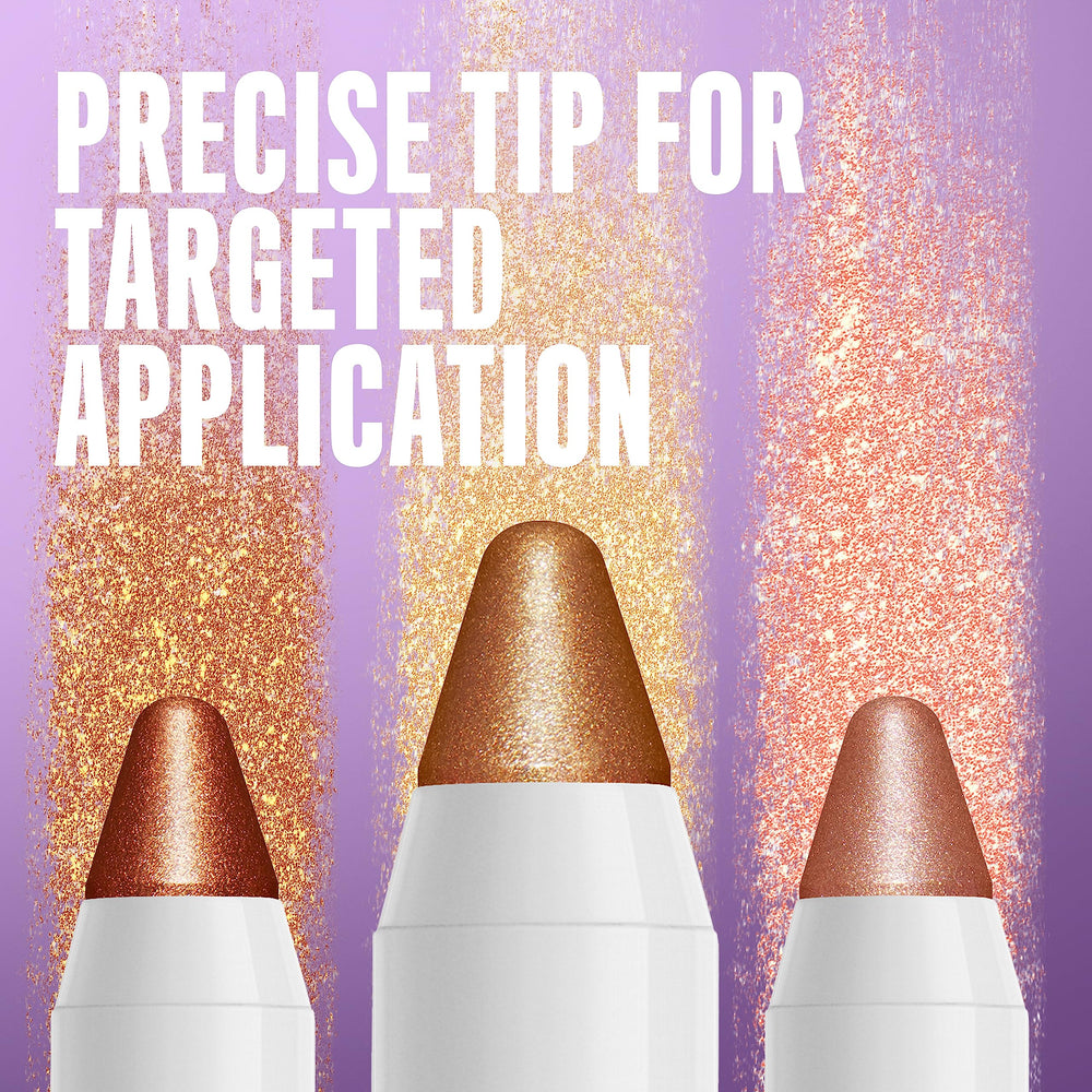 NYX Jumbo Multi-use Face Stick Pomme Dorée sur l'arête du nez pour un éclat ciblé.
