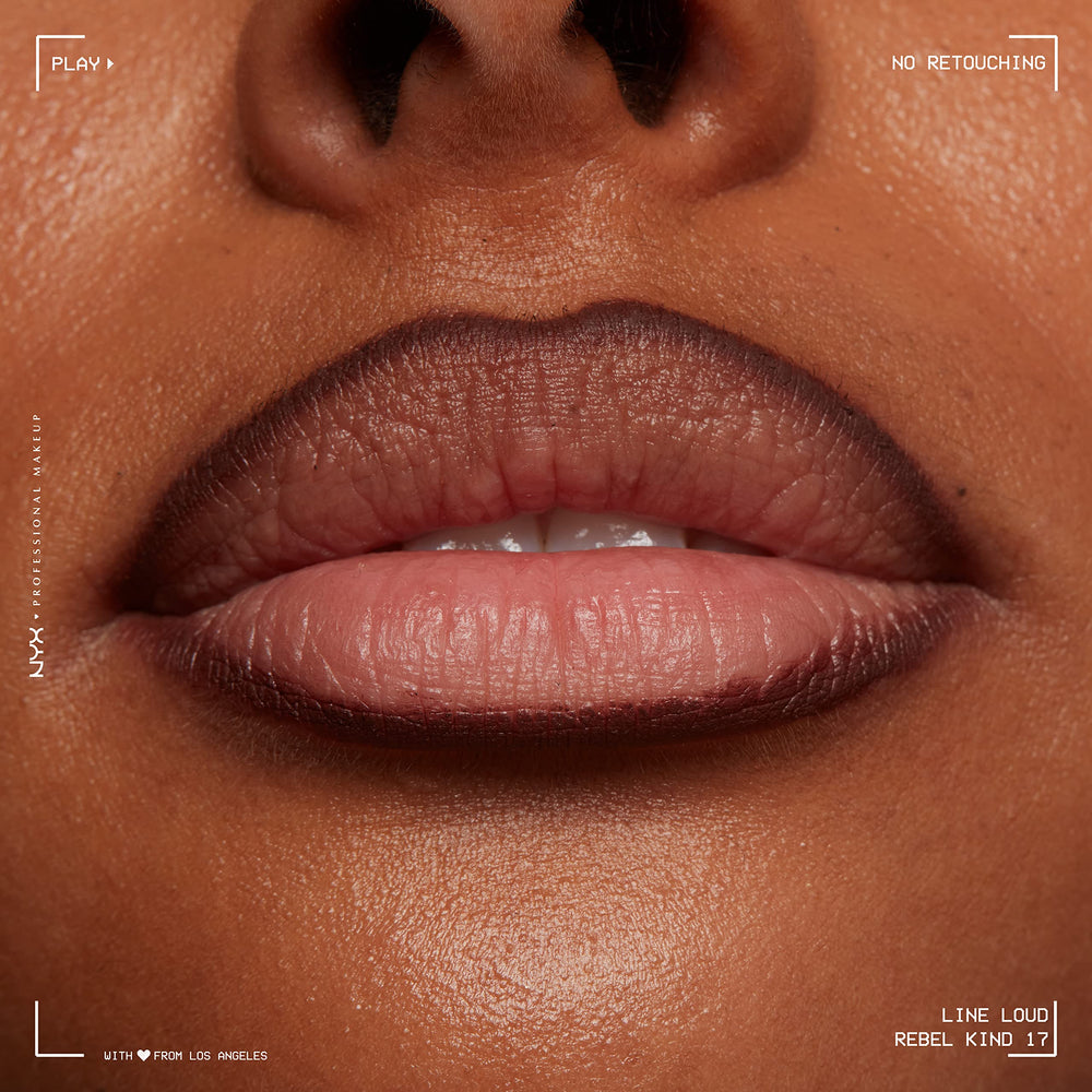 Nyx Line Loud Rebel Kind: résistance au transfert et à l'estompage