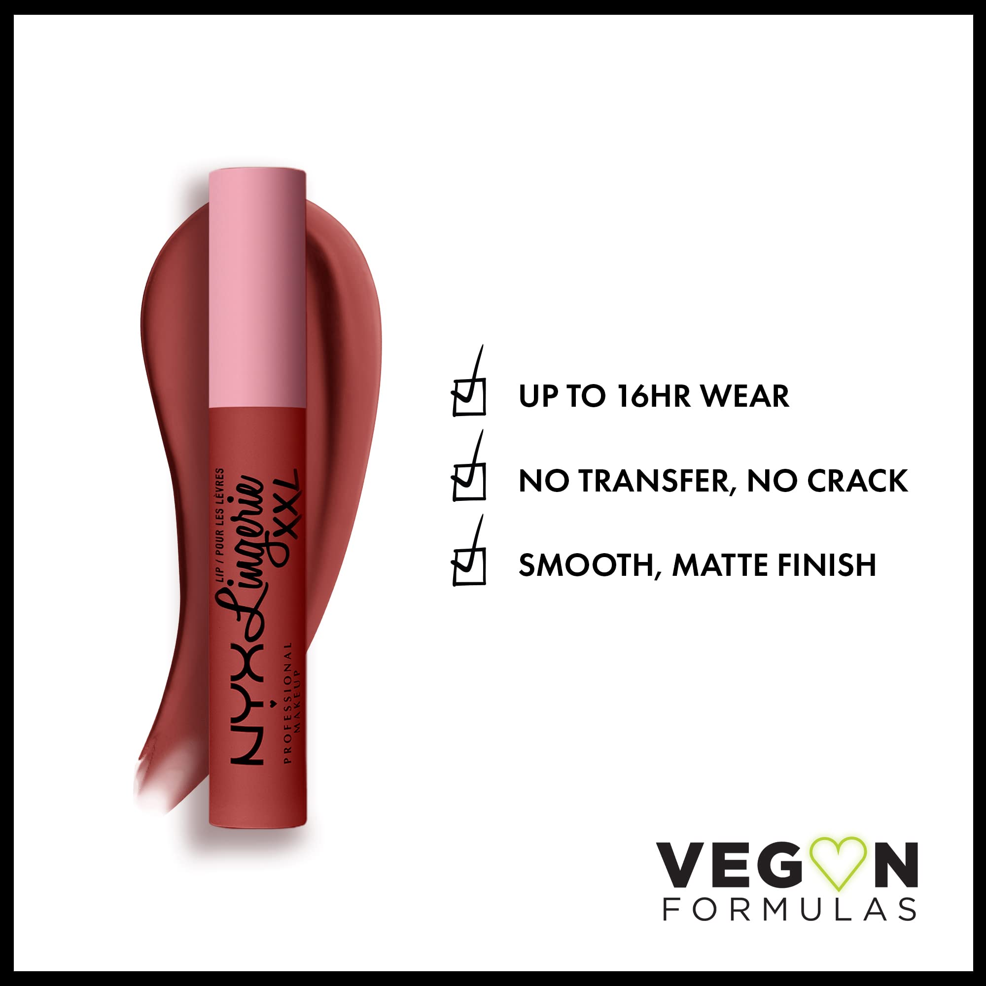 NYX Lip Lingerie XXL Mat : application précise pour un contour élégant sans transfert.