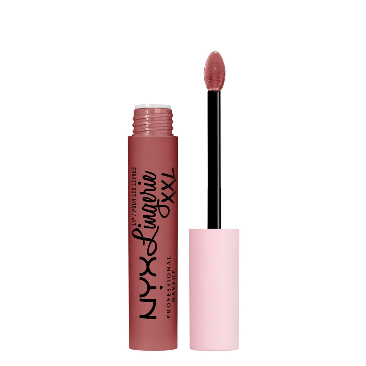 NYX Lip Lingerie XXL Matte stripd-down – application facile et contour lisse longue tenue.