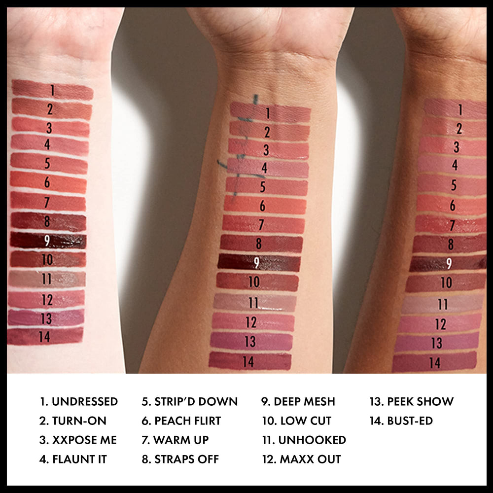 NYX Lip Lingerie XXL Matte stripd-down – non testé sur animaux, produit éthique.