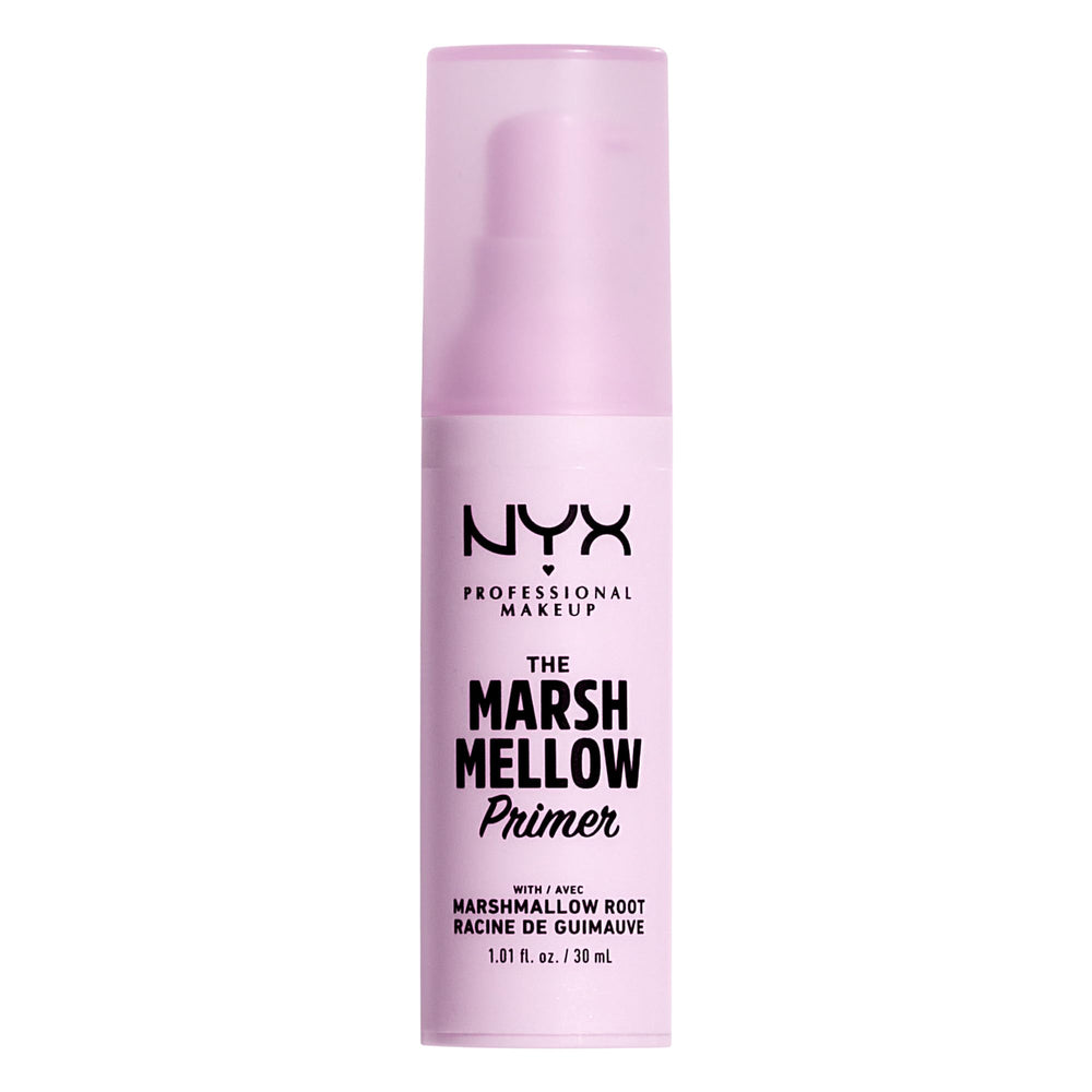 NYX Marshmellow base lissante : flacon compact prêt au maquillage.