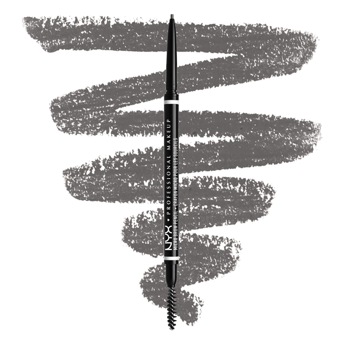NYX Micro Brow Pencil Gris: application précise pour des sourcils nets
