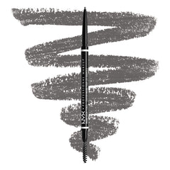 NYX Micro Brow Pencil Gris: application précise pour des sourcils nets