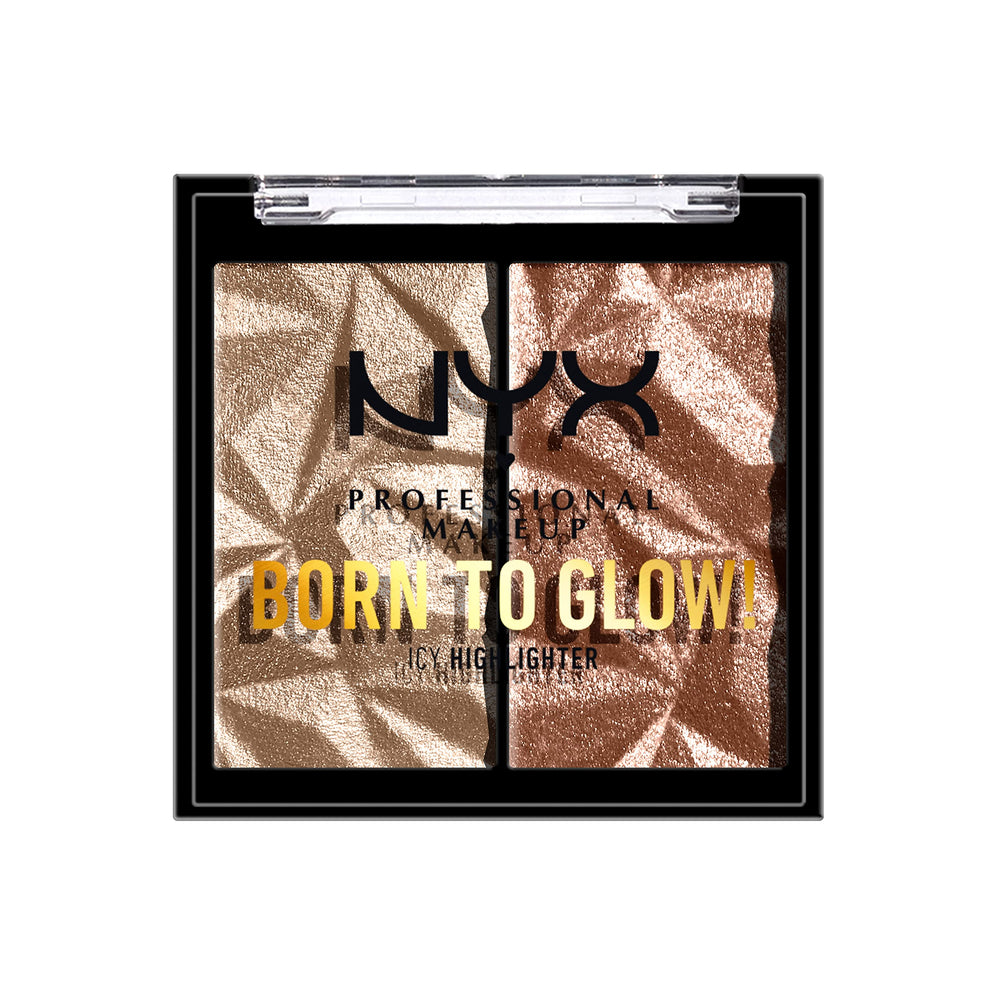 NYX Né pour Briller illuminateur glacé Platine sur les points saillants pour un éclat précis