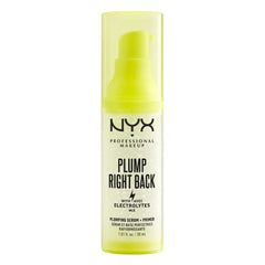 NYX Plump Right Back flacon-serum-primer hydratant pour une adhérence maquillage durable