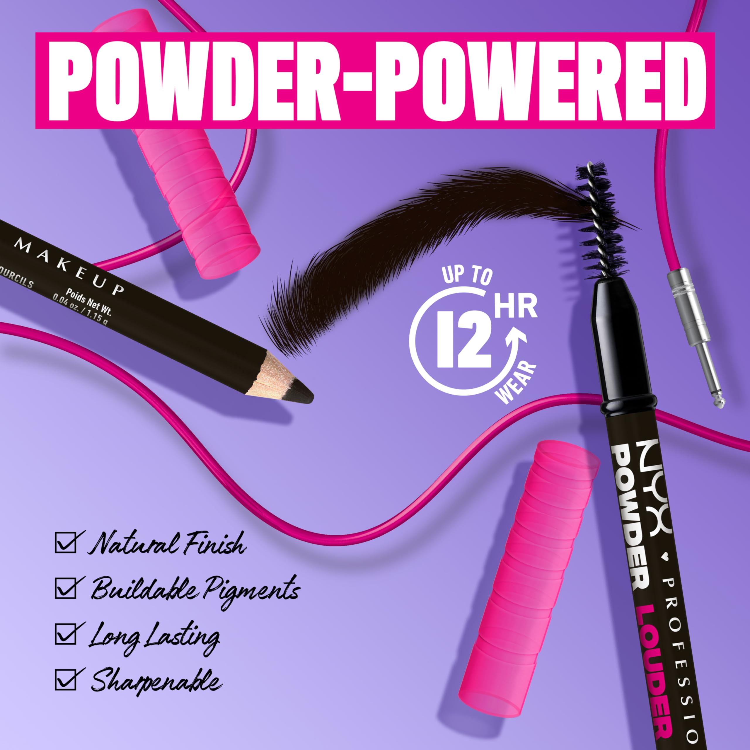 NYX Powder Louder sourcils-texture-cremeuse: texture douce et glissante.