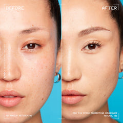 Nyx Pro Fix correcteur en bâton – texture crème douce qui glisse sans tiraillement.