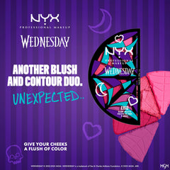 NYX Professional MakeUp, blush verre-teinte Mercredi 03, texture modulable pour look subtil