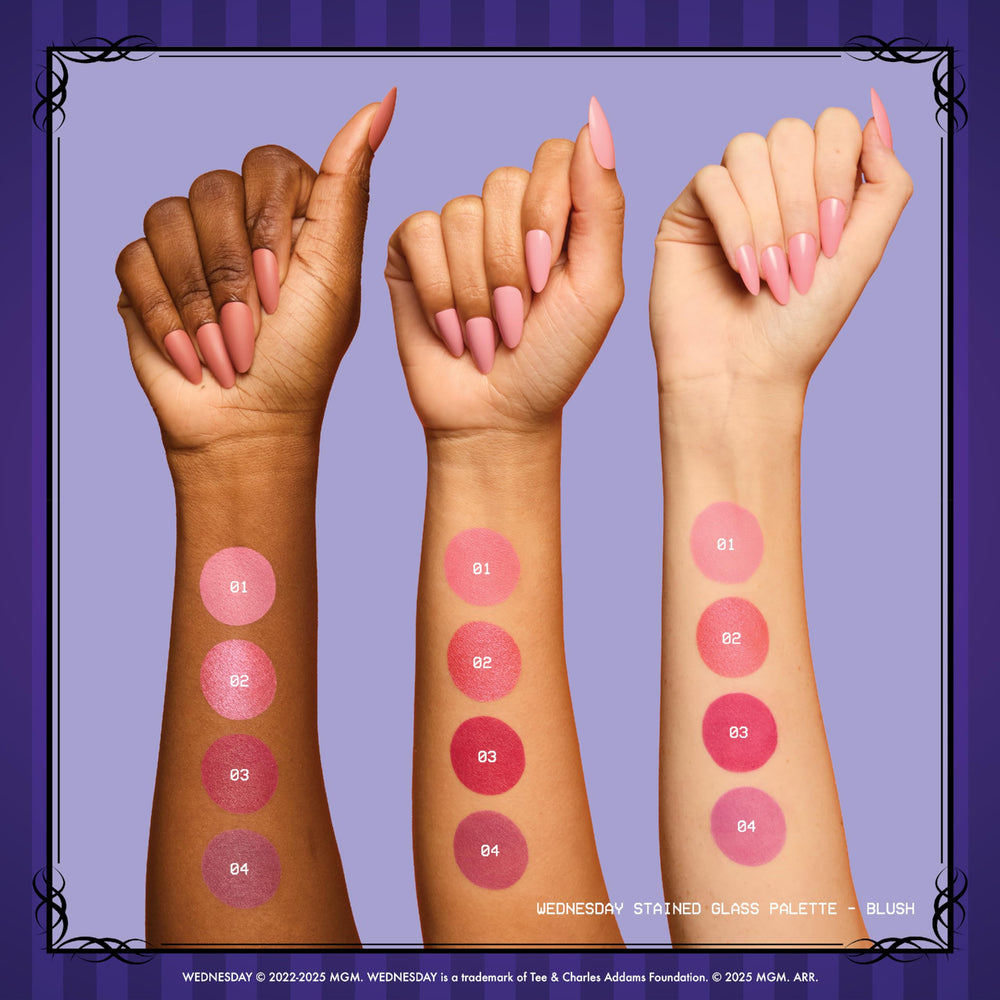 NYX Professional MakeUp, blush verre-teinte Mercredi 04, pigmentation intense sur les pommettes