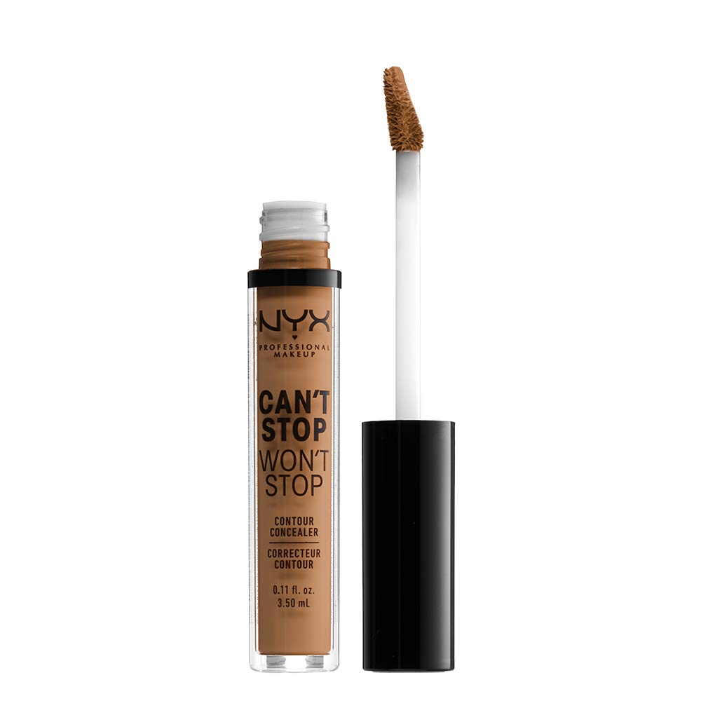 Correcteur Cant Stop Won't Stop de NYX en flacon, couvrance longue durée.