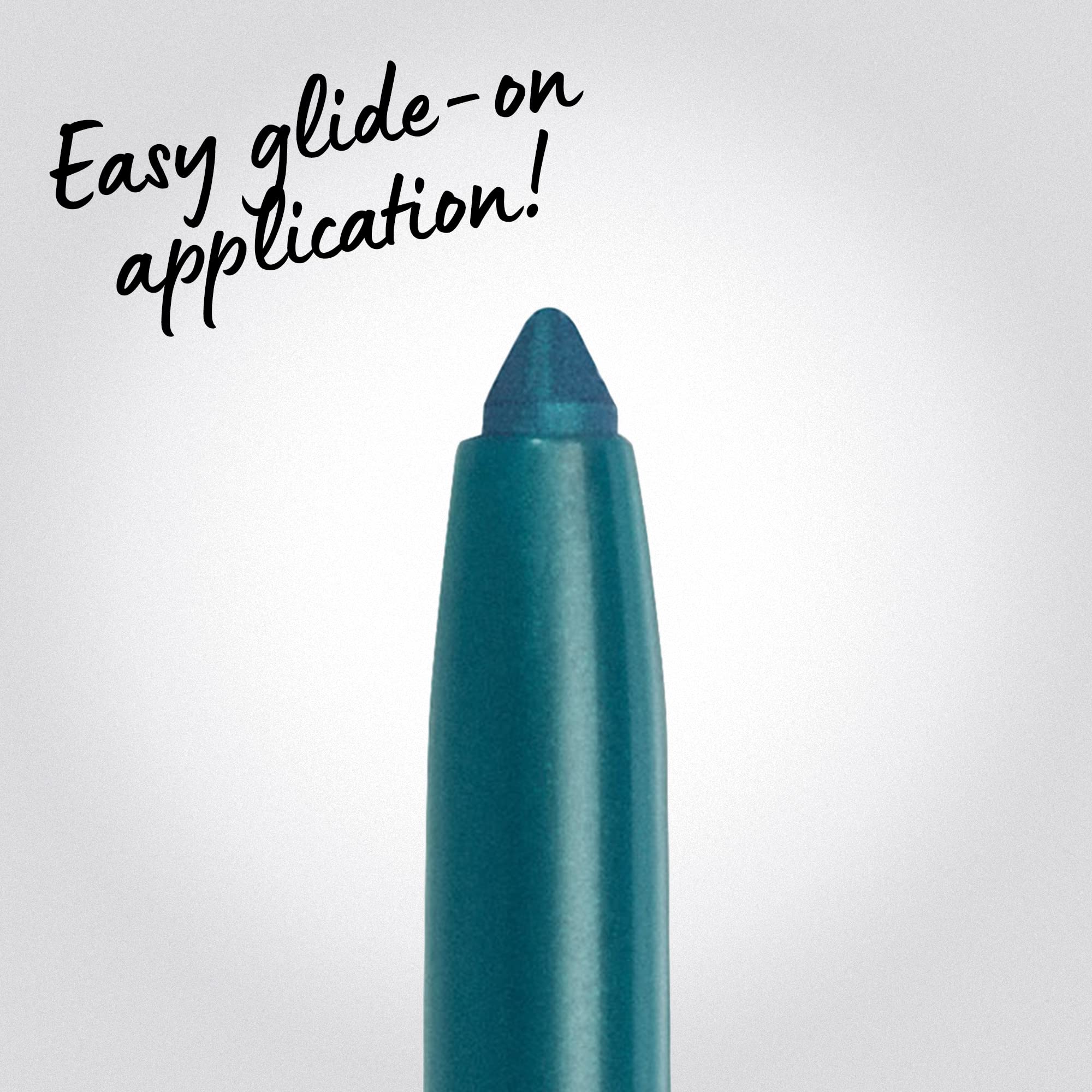 Nyx Professional Makeup crayon paupiere mecanique Gypsy Blue trace cremeuse sur la peau.