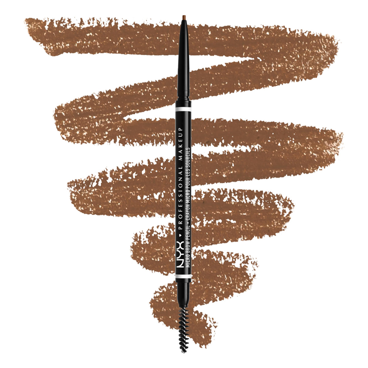 NYX Crayon sourcils micro auburn, tracé ultra précis pour des sourcils naturels.