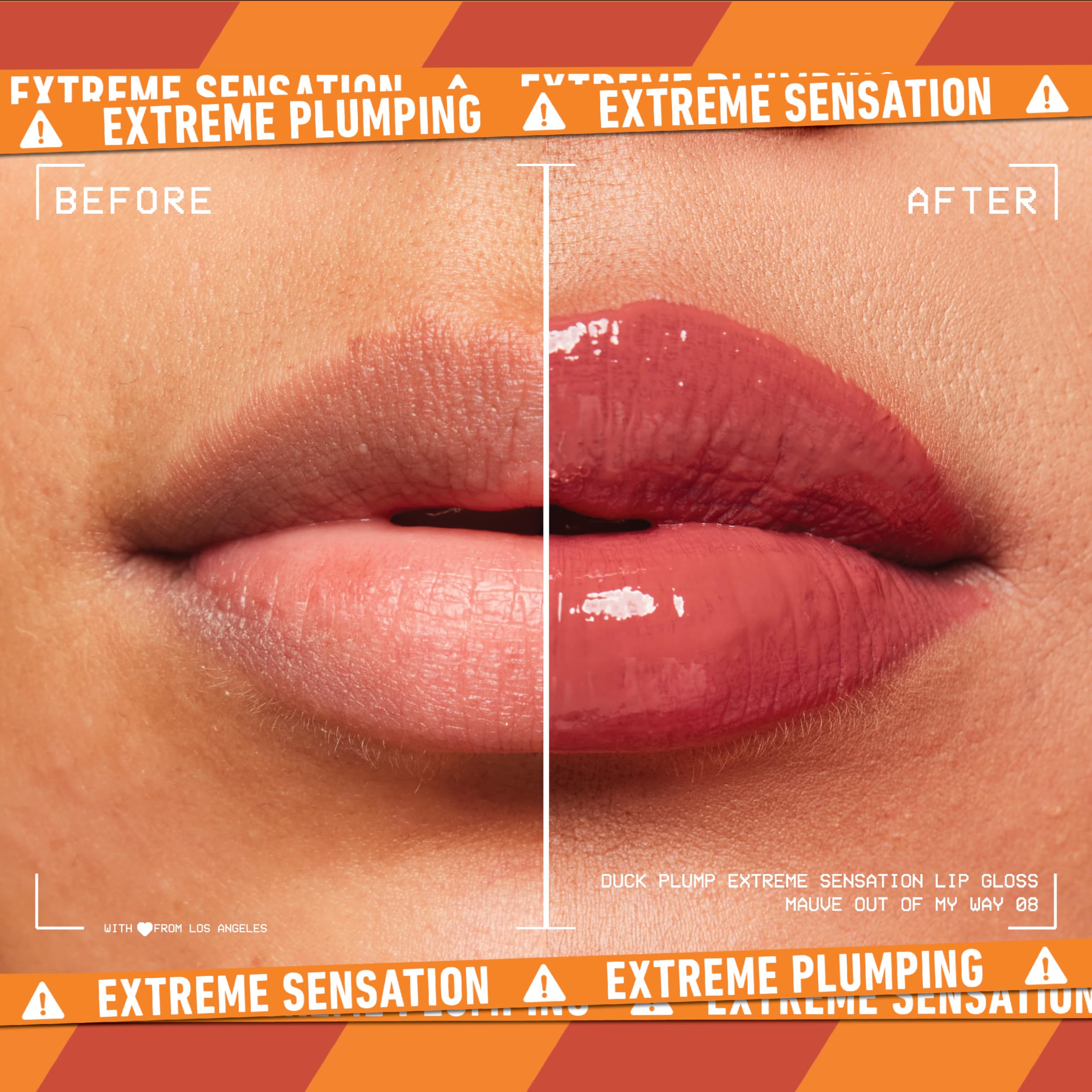 NYX PROFESSIONAL MAKEUP Duck Plump échantillons rose mauve – pigmentation élevée et éclat durable.