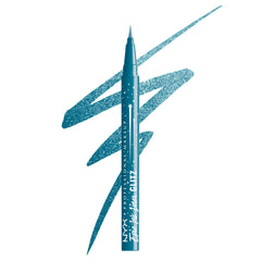 NYX Epic Ink Glitz Liner avec brosse précision pour tracés nets et éclat.