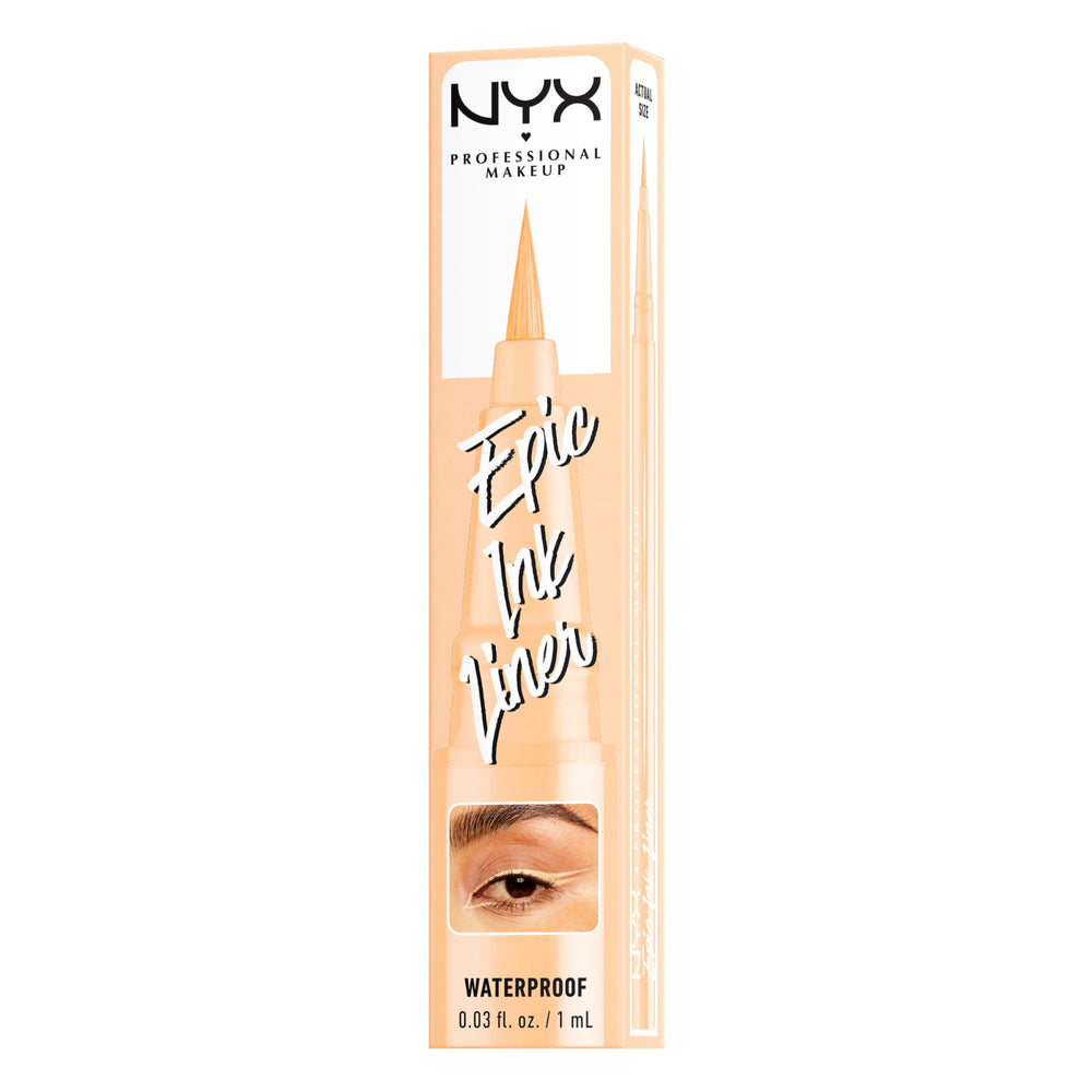 NYX Epic Ink Liner : application fluide et précise pour un trait net.